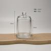 Tampa de Sino Dourada Copo de Vela Transparente com Tampa Espessa de Vidro Castiçal Ins Estilo Nórdico Frasco de Aroma Recipiente de Cera DIY Feito à Mão