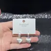 Brincos de Urso Amorosos para Outono e Inverno para Mulheres, Fofos e Doces, Versáteis, Galvanoplastia Ecológica, Atacado de Acessórios Yiwu