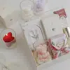 Velas en Taza de Oso, Fragancia Transfronteriza, Recuerdos de Boda, Regalos, Adornos Creativos para el Día de San Valentín Chino, Velas Aromáticas al por Mayor