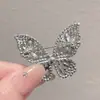 Broche de Mariposa con Perla, Circonita de Diamante Completo, Lujo Ligero, Elegante, Versátil, Exquisito, Gama Alta, Vintage, Accesorio de Pin de Alto Grado
