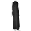 Atuendo de Banquete Estilo Europeo Elegante Vestido de Noche Nuevo Vestido de Moda Sexy Ajustado Fajas Hombros Descubiertos Vestido Largo Mujer