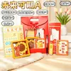 Set de papelería en bolsa de regalo inspiradora, paquete de regalo de papelería portátil con tapa abatible, recompensa de regreso a clases, bolsa de regalo sorpresa para estudiantes de primaria