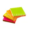 Fábrica en stock serie fluorescente para oficina de estudiantes papel cuadrado autoadhesivo nota adhesiva pegatinas n veces pegatinas color coloridas pegatinas de mensaje