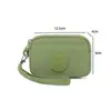 Venta Directa de Fábrica Comercio Exterior Monedero Estilo Nuevo Simple Dos Cremalleras Impermeable Transfronterizo Portátil Nylon Monedero al por Mayor