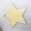 Suministro directo de fábrica, artesanías de madera, decoración navideña, colgante de estrella de madera, estrella de cinco puntas, pared de madera, hermoso regalo