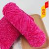 Bola de lana gruesa de terciopelo dorado de chenilla, hilo para tejer, gorro, bufanda, suéter, muñeca, ganchillo, zapatos, bolsa de material tejido de bricolaje