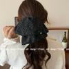 Presilha de Rabo de Cavalo Estilo Ins Coreano Clássico Retrô Estampa de Leopardo Estilo Doce e Cool Presilha de Cabelo Laço Strass Presilha de Tubarão
