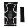 Joelheira Esportiva Cor de Cobre Nylon Montanhismo Basquete Tira de Compressão Suporte Respirável Menisco Articulação Protetor de Joelho para Corrida