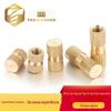 M8M10M12 furo cego em forma de I cobre reto flor mãe H59 redondo serrilhado porca embutido cobre inserir cartão mãe