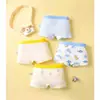 Ropa Interior para Niños Algodón Puro Antibacteriana Tallas Pequeña y Mediana Calzoncillos tipo bóxer Infantiles Versátil Dibujos Animados Amigable con la Piel Sin PP Suave