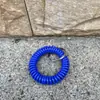 Anillo de Mano de Plástico con Resorte para Almacenamiento, Número de Matrícula, Llavero Telescópico, Anillo de Mano Repelente de Mosquitos, Pulsera para Cable de Teléfono