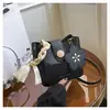 Bolso Cruzado de Cubo para Hombro para Mujer 2025 Nuevo Estilo Color-Blocking Fresco Diseño Texturizado de Moda Elegante