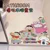 Alfombra de Diatomeas Crayon Shin-Chan, Alfombrilla Absorbente Resistente a Manchas, Felpudo de Baño Absorbente, Alfombrilla de Piso Absorbente de Diatomeas