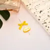 Mariposa Linda Combinada con Placa Dorada Cuentas de Agujero Recto Accesorios para Joyería DIY Pulsera Collar Materiales Hechos a Mano Venta al por Mayor