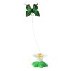 Juguete giratorio automático inteligente para gatos con mariposas y pájaros alrededor de flores, juguete para gatos