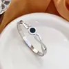 Pulsera de Acero de Titanio Plateado para Mujer Pulsera con Anillo de Circonita de Alta Gama Joyería de Mano Pulsera Plateada Pulsera de Hilo Pulsera al por Mayor