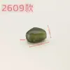 Jade sintético duas cores em formato de nuvem, irregular, com furo grande, contas de pedra sintética para pulseira DIY, corrente de celular, bolsa de tecelagem, acessórios de joia
