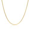 Pulsera Collar de Cadena en S de Acero Inoxidable para Mujer Joyería de Agua de Spring Creek Oro de 18k NC-1238G