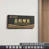 Placa de Porta de Escritório em Acrílico Personalização e Produção Placa de Sala de Gerente Geral de Alto Padrão Placa de Porta de Empresa Departamento Substituível