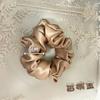 Goma para el Cabello Redonda de 19 mm y 5 cm Cuerda para el Cabello 100% Seda de Morera Scrunchie de Seda Alta Elasticidad Linda