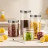 Frasco de Almacenamiento de Alto Sellado Artefacto de Almacenamiento de Artículos Secos para Cocina Frasco Grueso de Alto Sellado para Conservación Almacenamiento de Ingredientes Almacenamiento de Té