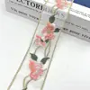 Nuevo Adorno de Encaje Bordado Estilo Chino en Organza, Escote para Ropa Étnica, Accesorios para Hanfu y Cheongsam, 5.5 cm de Ancho