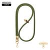 Cordão Original para Celular Longo 8mm Mosquetão de Montanhismo Transversal Ajustável Outdoor Elegante Dourado Escalada Corda Trançada