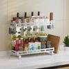Estante de Almacenamiento de Cocina Moderno Minimalista Personalizado, Estante de Almacenamiento Multicapa de Pie sin Instalación, Estante para Almacenamiento de Botellas de Condimento