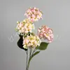 Ángel de Hortensia de Doble Cabeza Ramo de Flores Artificiales Decoración de Escena de Boda Materiales DIY Flores Falsas Adornos de Decoración de Paisajismo
