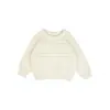 Roupas Infantis Zhili 2026 Outono Conjuntos Pai-Filho Estilo Coreano Suéter Multicolorido para Meninas, Roupas Infantis com Bolinhas de Cera, Suéter de Tricô Vazado
