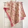 Bufanda Clásica de Imitación Cachemir Doble Cara para Mujer, Bufanda Larga Gruesa Floral con Bloques de Color, Chal Popular de Jacquard para Otoño e Invierno, Fábrica Transfronteriza