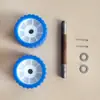 Acessórios para Reboque Aohang Conjunto de Polia com Rolo Lateral para Reboque de Barco de Borracha Roda Superior Roda para Reboque Marítimo de Iate Lancha