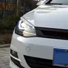 Adecuado para 12-15 Volkswagen Golf 7 Golf7 Labio Frontal, Labio Trasero, Cuchilla de Aire Frontal, Cejas de Faros Exteriores