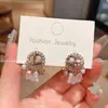 Pendientes Retro Estilo Palacio con Borlas Cortas de Cristal 2025 Nueva Moda Populares Elegantes Pendientes de Gama Alta Pendientes