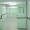 Porta Limpa, Antibacteriana, Silenciosa, Sensor Sensível, Antiesmagamento, Porta Deslizante Elétrica Hermética Operada com o Pé, Detecção Inteligente