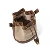 Bolsos 2025 Nuevo Bolso Cubo Retro Verano Más Fácil de Combinar Bolso de Hombro Nicho para Viajes Diarios Bolso Cruzado de Axila Bolso para Mujer