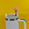 Tapón de Pajita de Silicona Dibujo Animado Animal Lindo 10mm Tapa Antipolvo para Pajita de Vaso de Agua Silicona de Grado Alimenticio Tapa de Pajita Universal