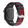 Correa de Silicona con Patrón Vertical de Dos Colores Adecuada para Apple Watch 9 S10 S11 Samsung Huawei Gt Pulsera Deportiva Transpirable