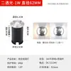 Luz LED de acero inoxidable lateral transparente empotrada exterior impermeable cuadrada para parque doble cara 3 caras luminosa empotrada luz al por mayor