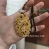 Talla de Madera de Tuya y Talla Marca Dragón Doce Zodiaco Pieza de Madera Sólida para Joyería Mango Colgante Tallado Colgante Xianglong Dragón del Zodiaco