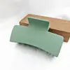 Pinza para el Cabello Mate Transfronteriza Tamaño Mediano Pinza Cuadrada Plana Sólida Pinza de Garra Cuadrada para la Parte Posterior de la Cabeza Pinza de Tiburón para Mujer Venta al por Mayor