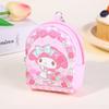 Estilo Coreano Ins Feminino Impermeável Couro Porta-Moedas Estudante Portátil Mini Porta-Chaves Desenho Animado Fofo Bolsa de Moedas