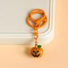 Venta Caliente Transfronteriza Halloween Resina Calabaza Fantasma Llavero Dibujos Animados Muerte Sombrero de Bruja Llavero Colgante Colgante