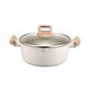 Olla para sopa Kanglong, olla antiadherente para cocina de inducción doméstica, olla para fideos instantáneos coreanos Maifanite, olla para ramen de aluminio, fabricantes al por mayor