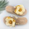 Chinelos de Flor Femininos Sandálias Antiderrapantes Estilo Coreano Sapatos Simples e Modernos Bohemianos de Verão Nova Roupa Exterior Sapatos de Eva