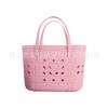 Bolsa de Playa Eva para Vacaciones de Verano en la Costa Europea y Americana, Bolsa Impermeable de Gran Capacidad con Agujeros, Bolso Cubo para Accesorios de Joyería DIY