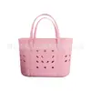 Bolsa de Playa Eva de Gran Capacidad, Bolso Exterior con Agujeros Estilo Europeo y Americano, Bolso Cubo para Joyería DIY, Bolso de Mano Portátil, Bolsa de Almacenamiento