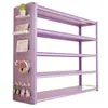 Estanterías de Almacenamiento para el Hogar, Estanterías de Acero de Múltiples Niveles de Pie, Estanterías de Almacenamiento para Cocina, Sala de Estar, Balcón, Estanterías de Exhibición para Supermercados