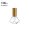 Venta al por mayor Botella de Perfume de Vidrio Transparente de 10 ml Botella Dispensadora de Cosméticos Botella de Spray Hidratante Botella de Muestra de Viaje Fabricante