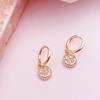 Brincos de rosto roscados coreanos bonitos diamante smiley mulheres nova moda personalizada all-match high-end orelhas studs feminino europeu e americano cross-border brincos